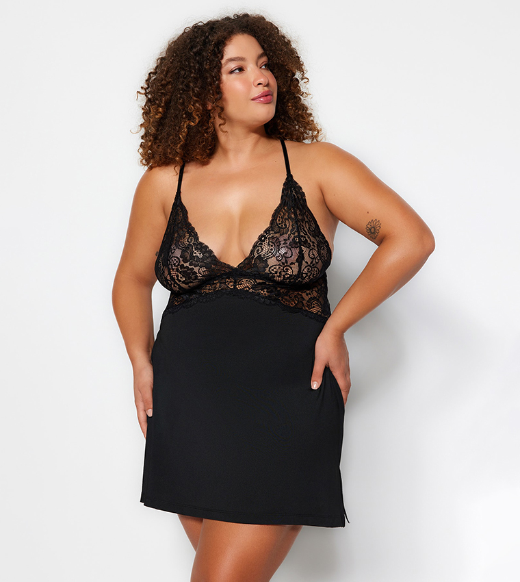 Lace Detail Babydoll