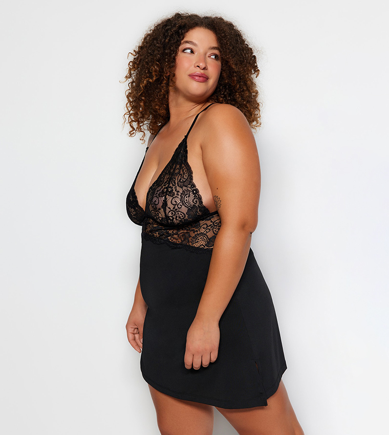 Lace Detail Babydoll