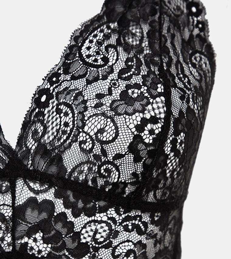Lace Detail Babydoll