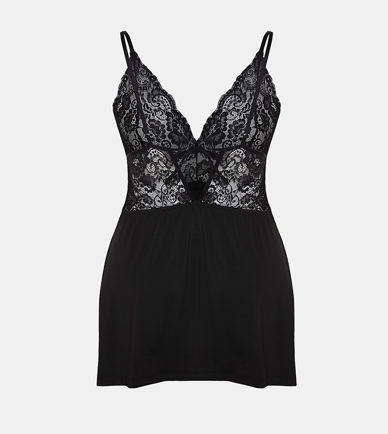 Lace Detail Babydoll