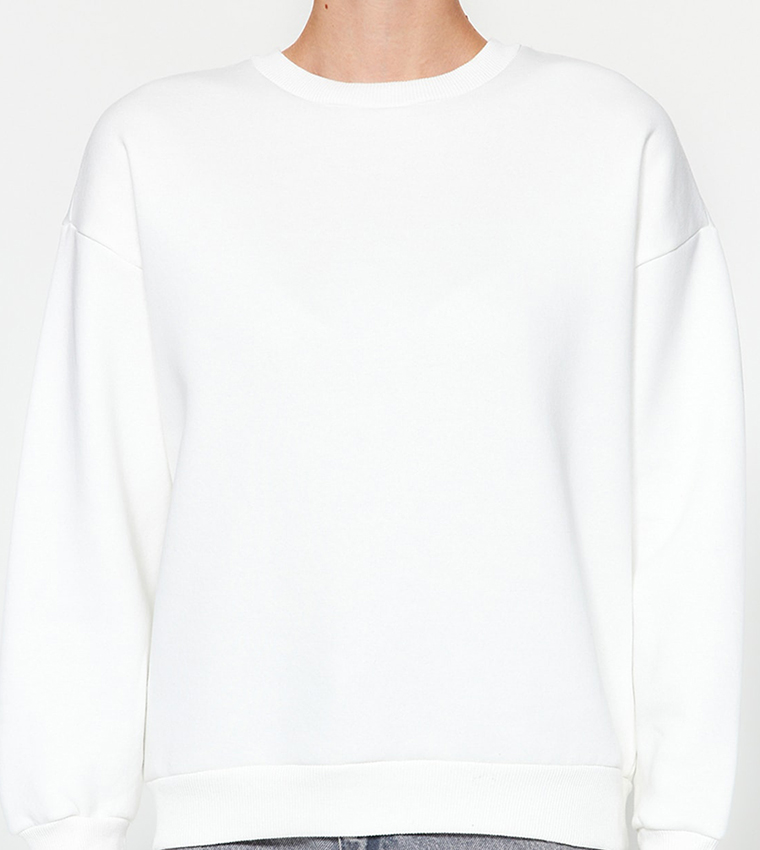 The toe MARYLEBONE SWEATSHIRT ホワイト 即日発送【THE TOE】 MARYLEBONE SWEATSHIRT