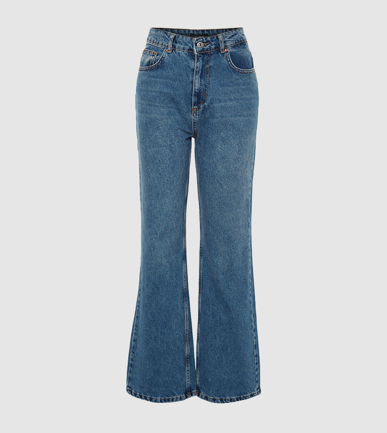 High Waist Wide Leg Jeans