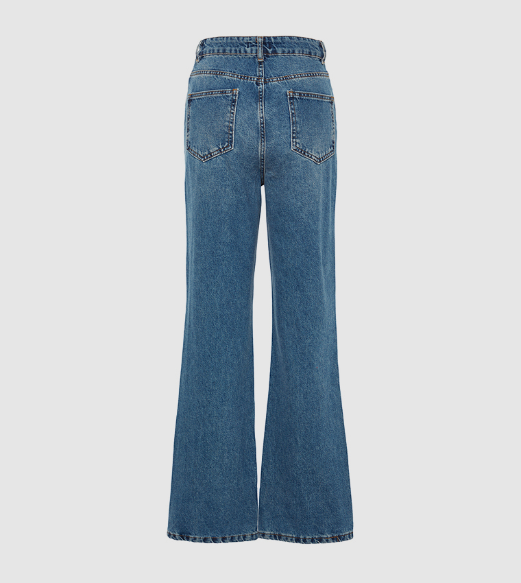 High Waist Wide Leg Jeans