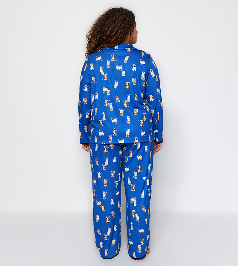 Premium Velvet Wrap Top Pajama Set