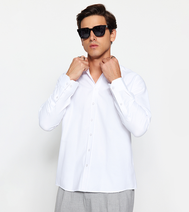Solid Regular Fit Shirt