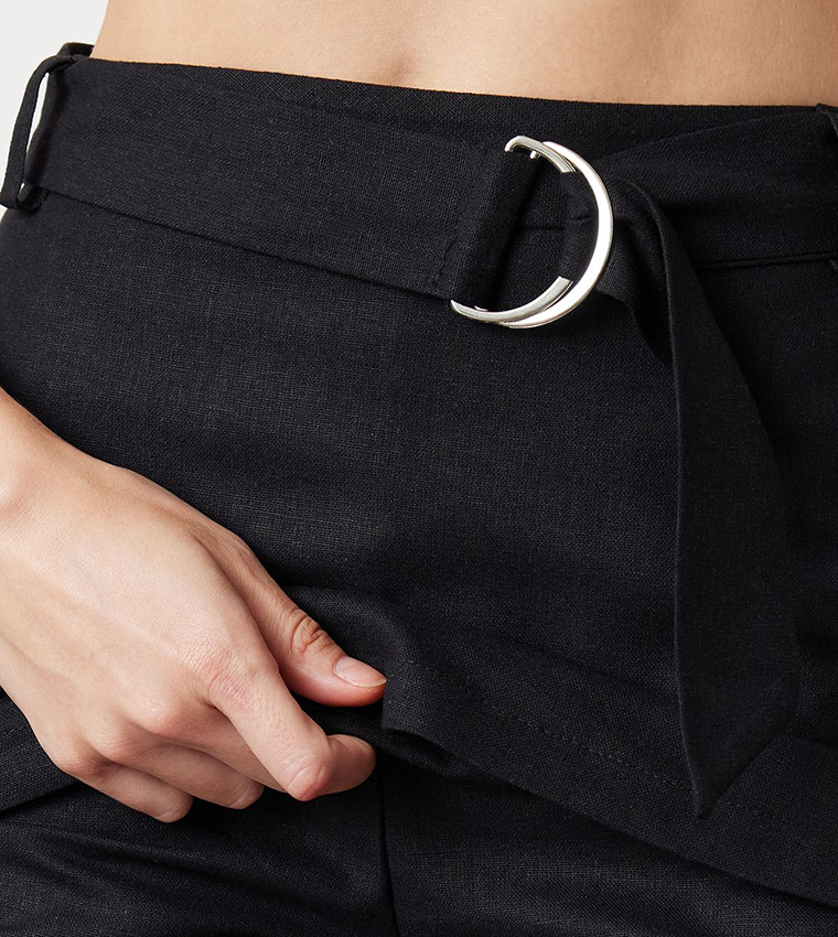 Belt Detail Mini Skirt