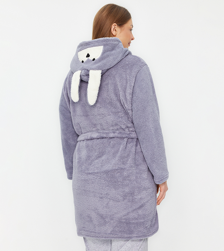 grey teddy bear dressing gown Dressing Gown Bear III main image 1