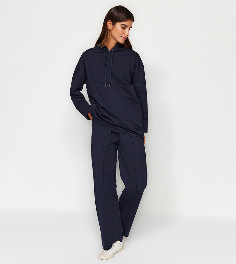 Navy tracksuit womens sale