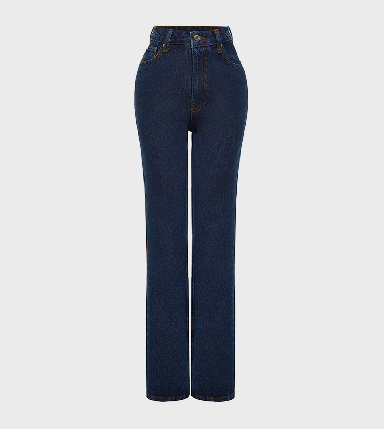 Washed High waist Wide Leg Jeans