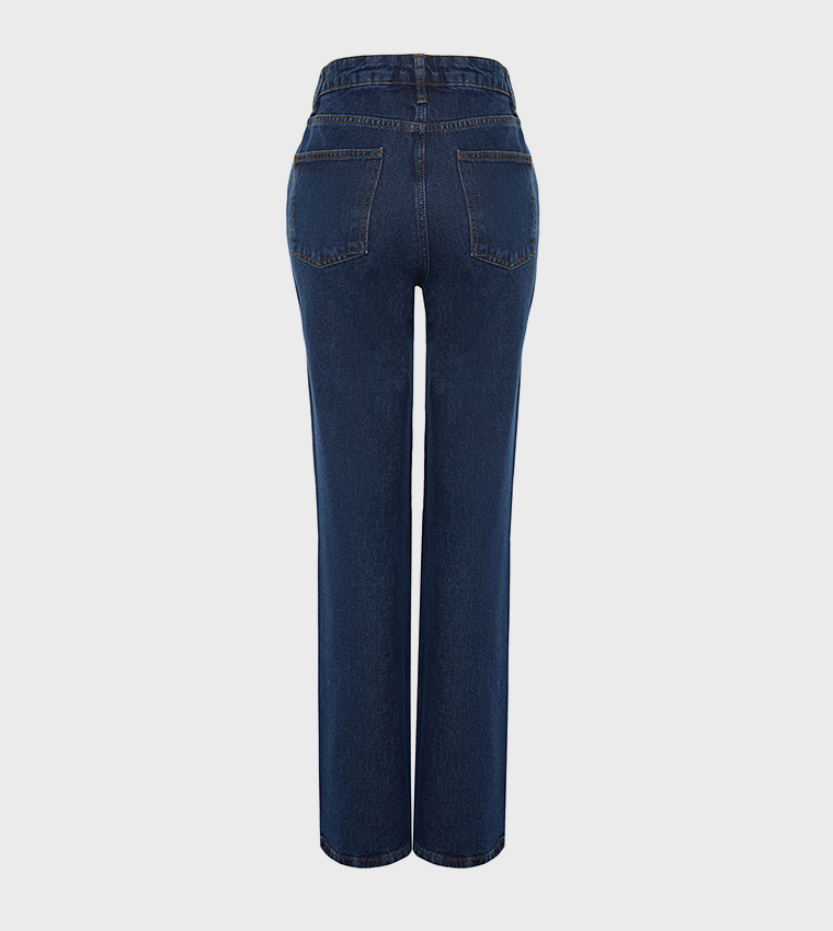 Washed High waist Wide Leg Jeans