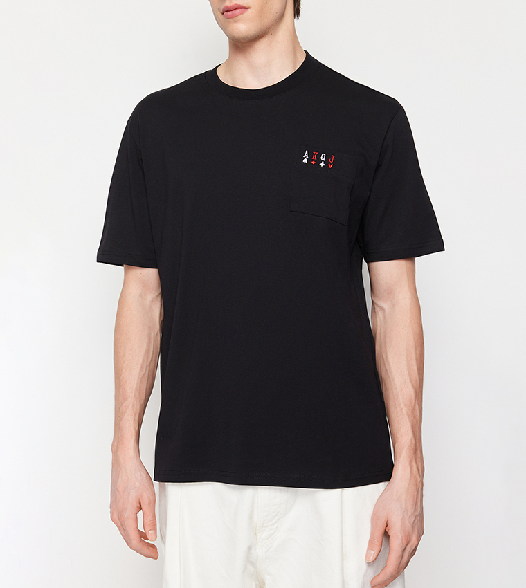 Embroidered Short Sleeves T-Shirt