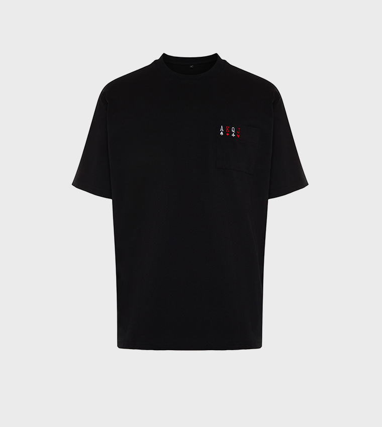 Embroidered Short Sleeves T-Shirt