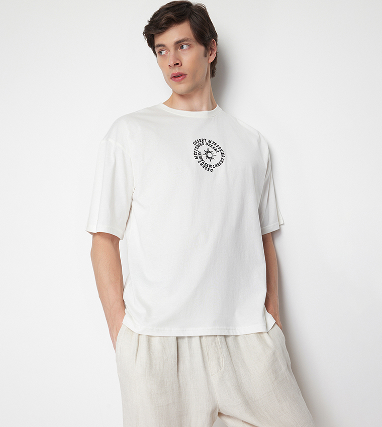Embroidered Short Sleeves T-Shirt