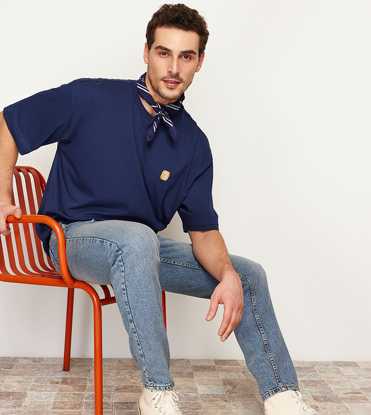 Mid Rise Relax Fit Boyfriend Jeans