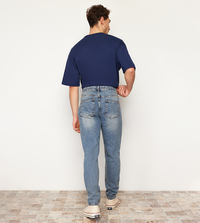 Mid Rise Relax Fit Boyfriend Jeans