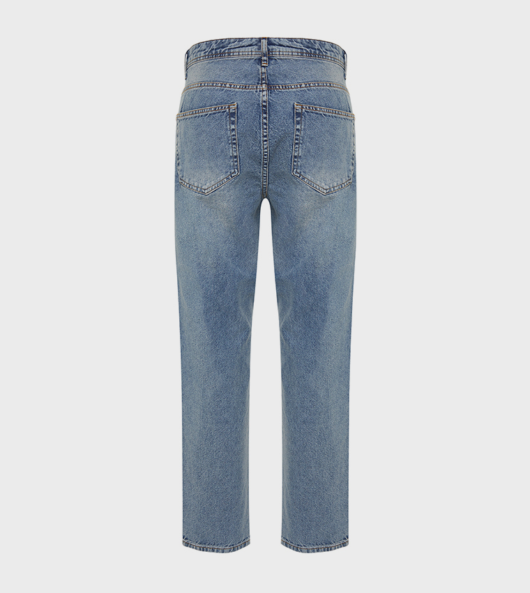 Mid Rise Relax Fit Boyfriend Jeans