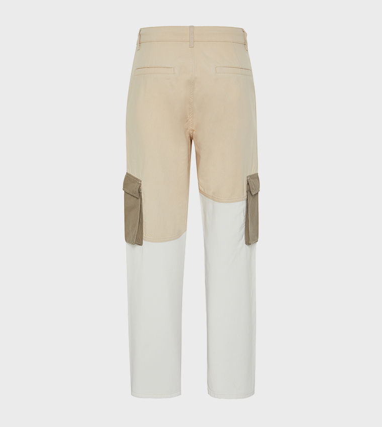 Block pocket cargo pants best sale