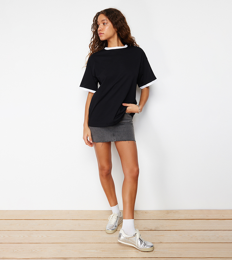 Solid Short Sleeves Casual T-Shirt
