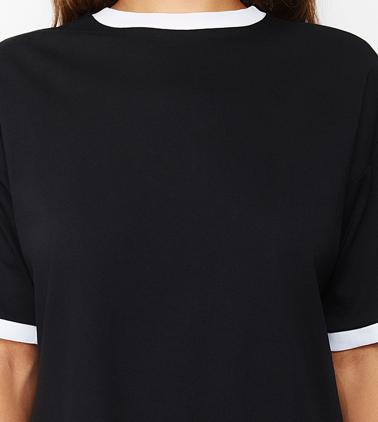 Solid Short Sleeves Casual T-Shirt