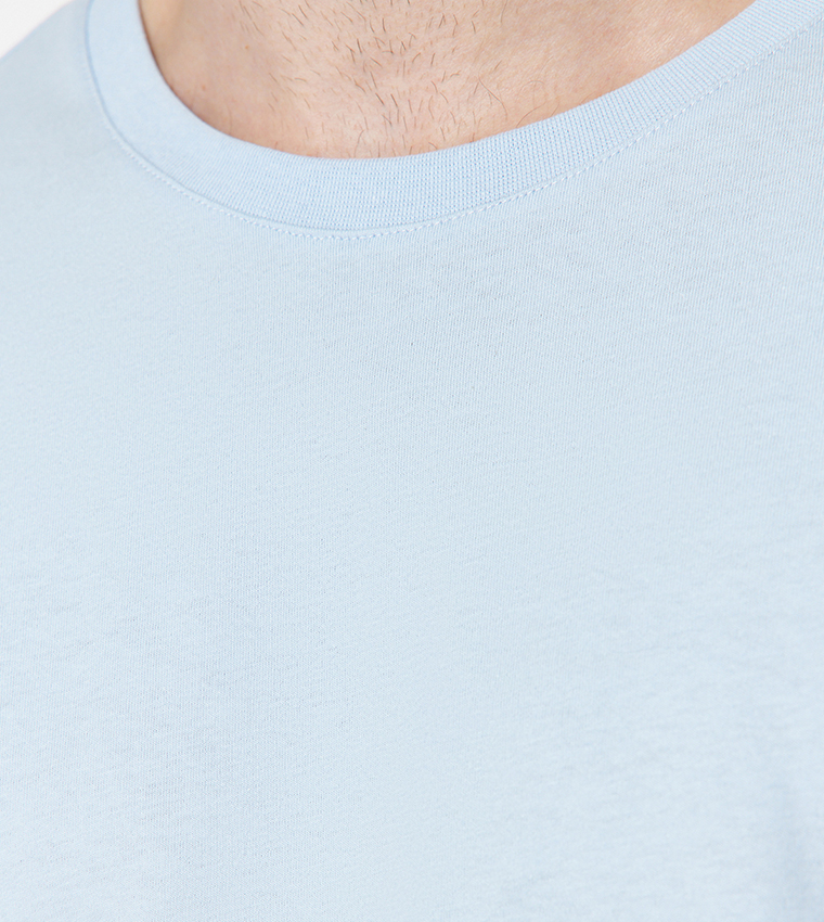 Solid Crew Neck Oversized T-Shirt