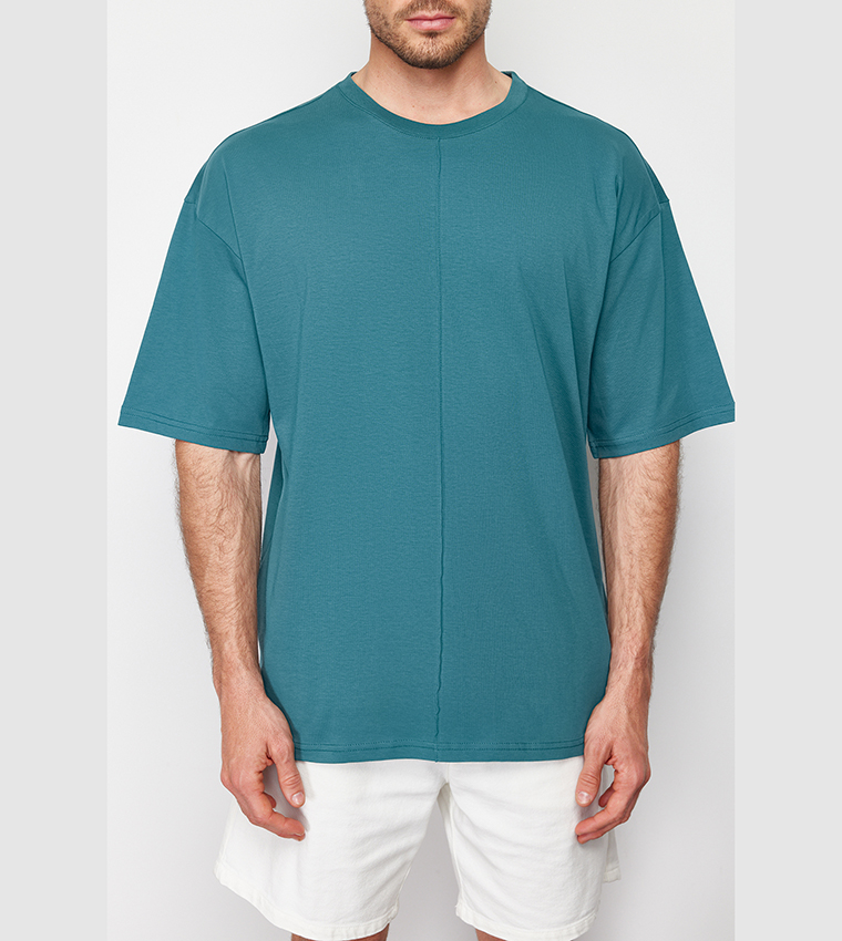 Solid Short Sleeves Oversized T-Shirt