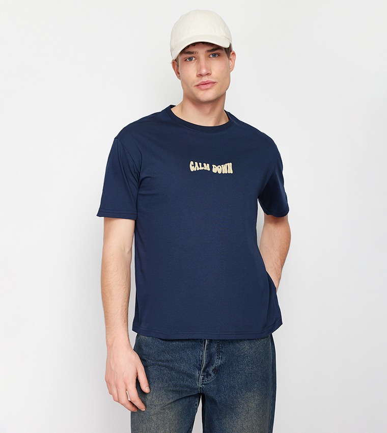 Back Printed Short Sleeves T-Shirt