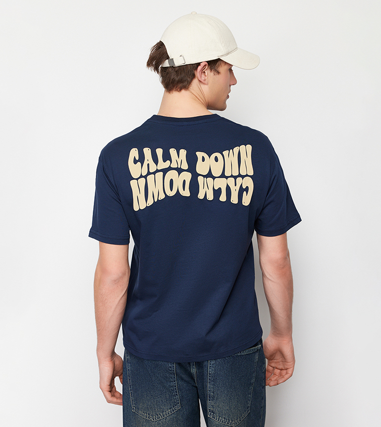 Back Printed Short Sleeves T-Shirt