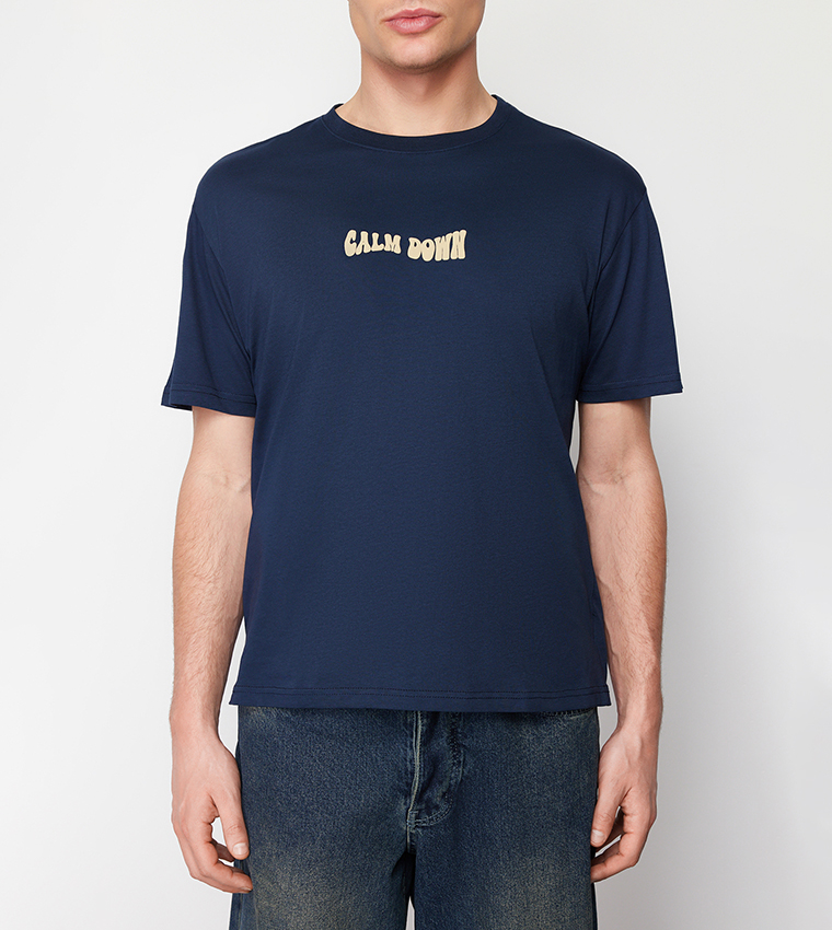 Back Printed Short Sleeves T-Shirt