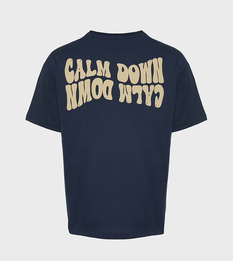 Back Printed Short Sleeves T-Shirt