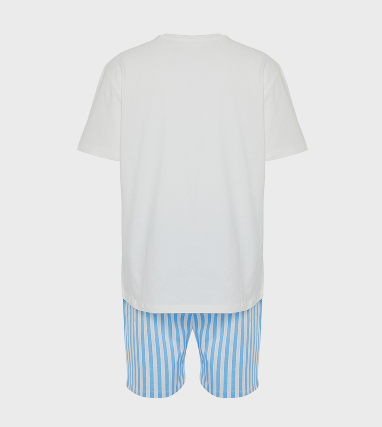 Printed Shorty Pajama Set