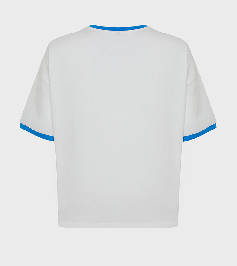 Printed Short Sleeves Oversized T-Shirt