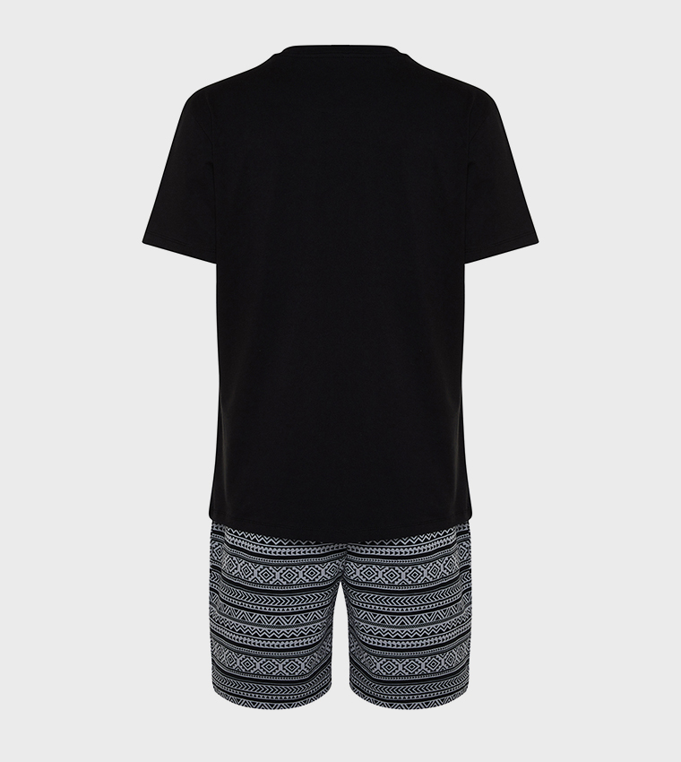 Ethnic Patterned Pyjama Set