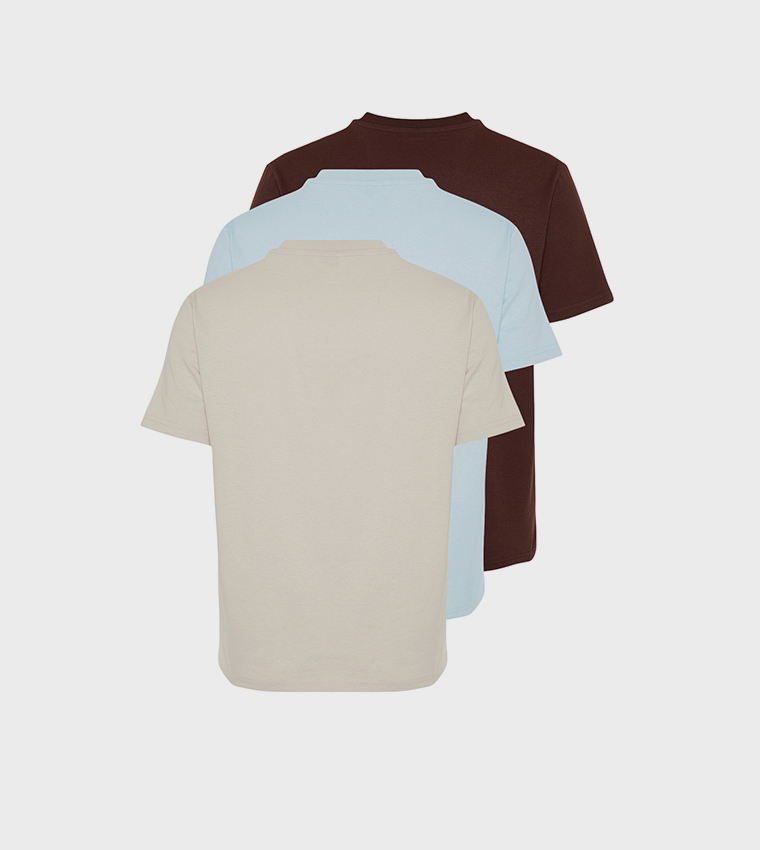 Pack of 3 Solid Short Sleeves T-Shirts