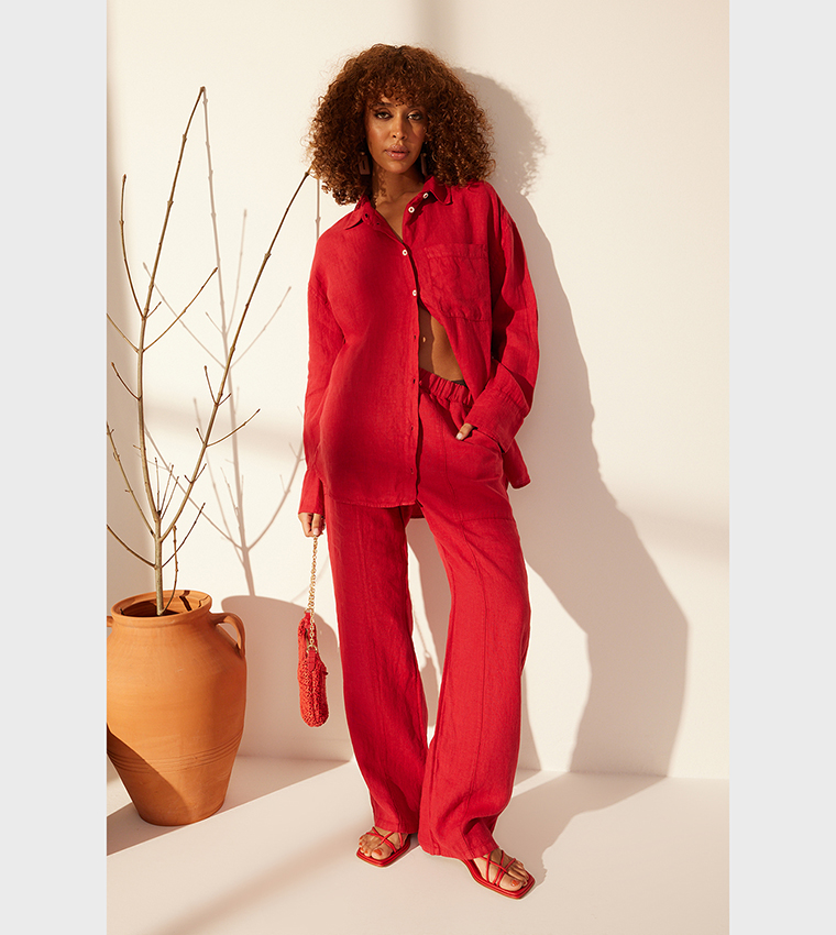 Long Sleeves Oversized Shirt