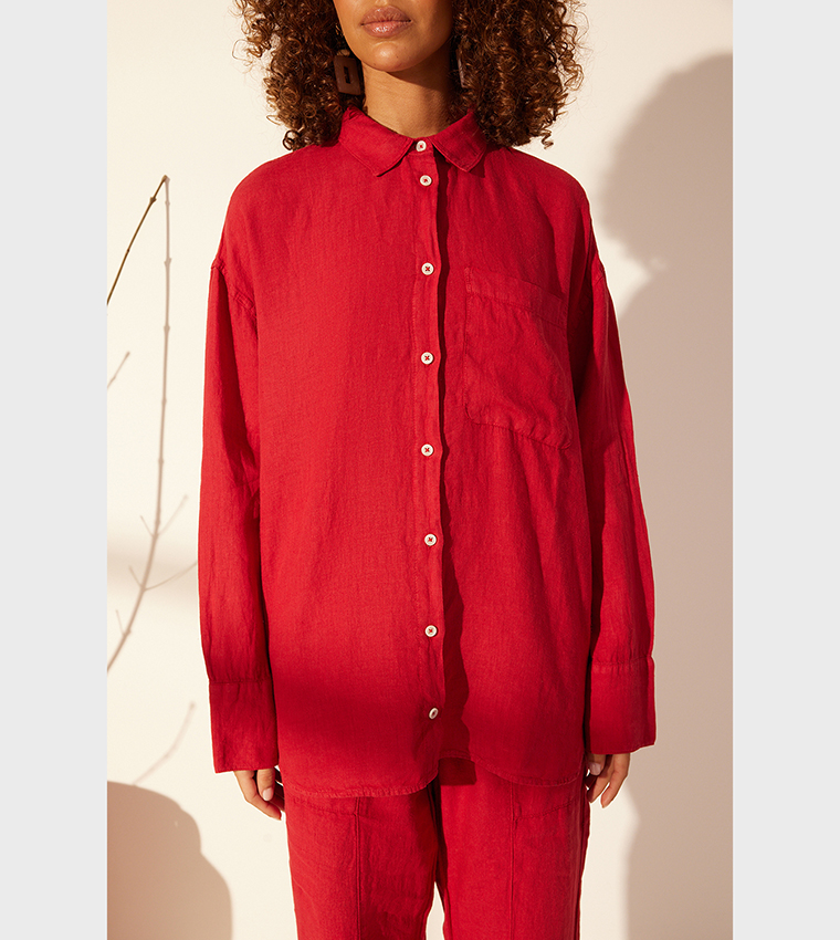 Long Sleeves Oversized Shirt
