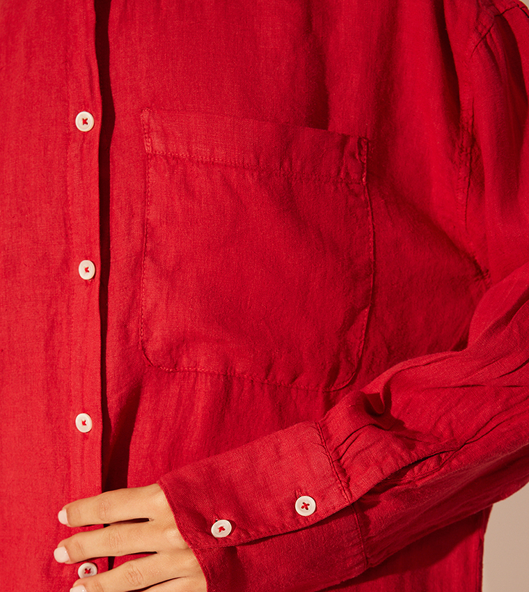 Long Sleeves Oversized Shirt