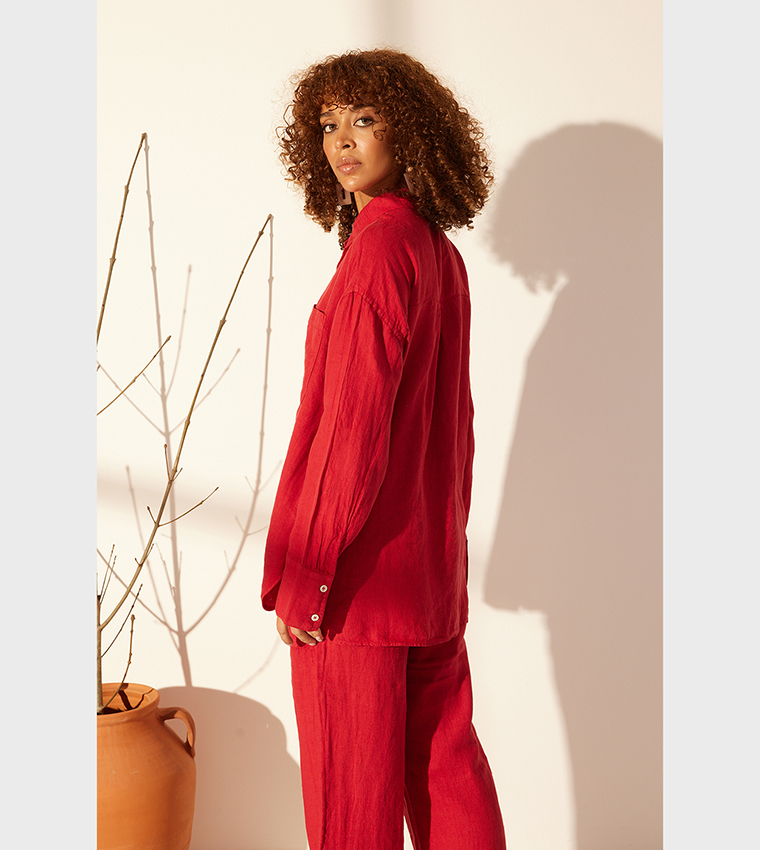 Long Sleeves Oversized Shirt