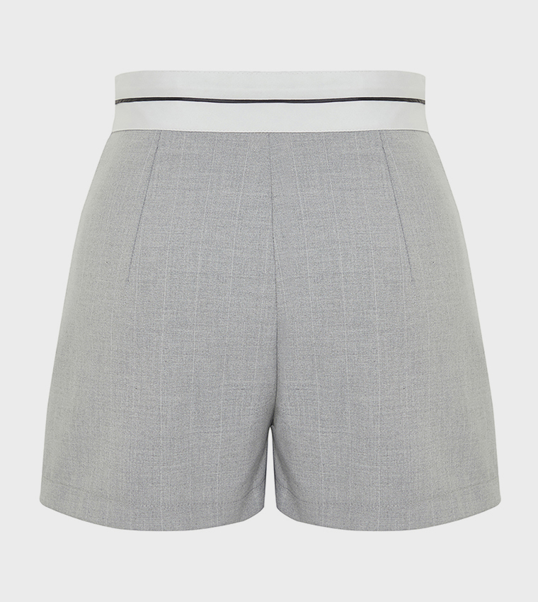 Contrast Trim Skort
