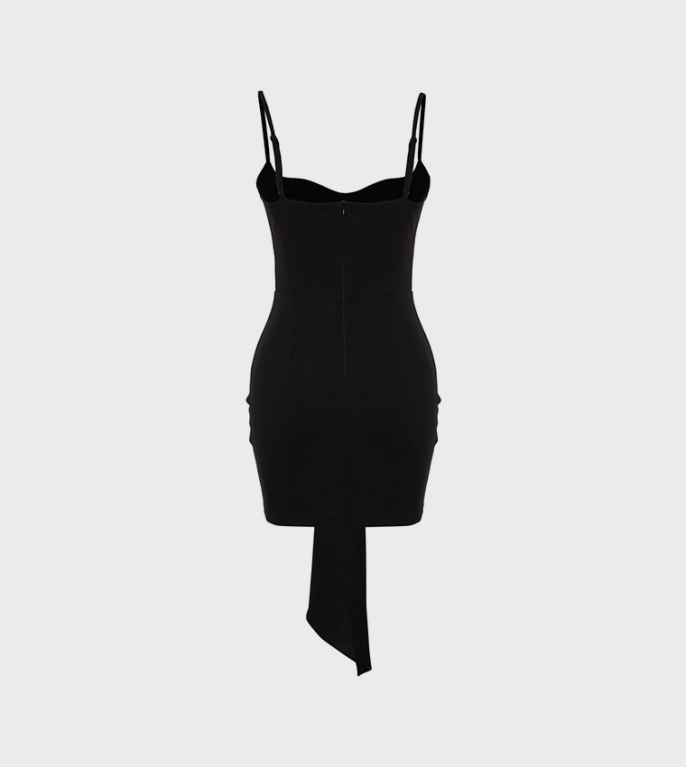 Strappy Corset Detail Mini Dress