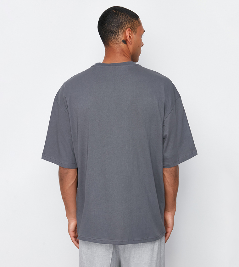 Printed Oversized Short Sleeves T-Shirt