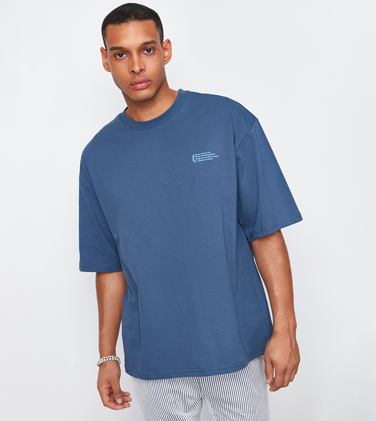 Printed Oversized Short Sleeves T-Shirt
