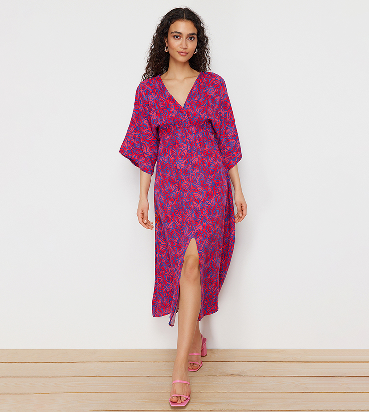 linen handkerchief dress BOZE HANDKERCHIEF HEM DRESS main image 1