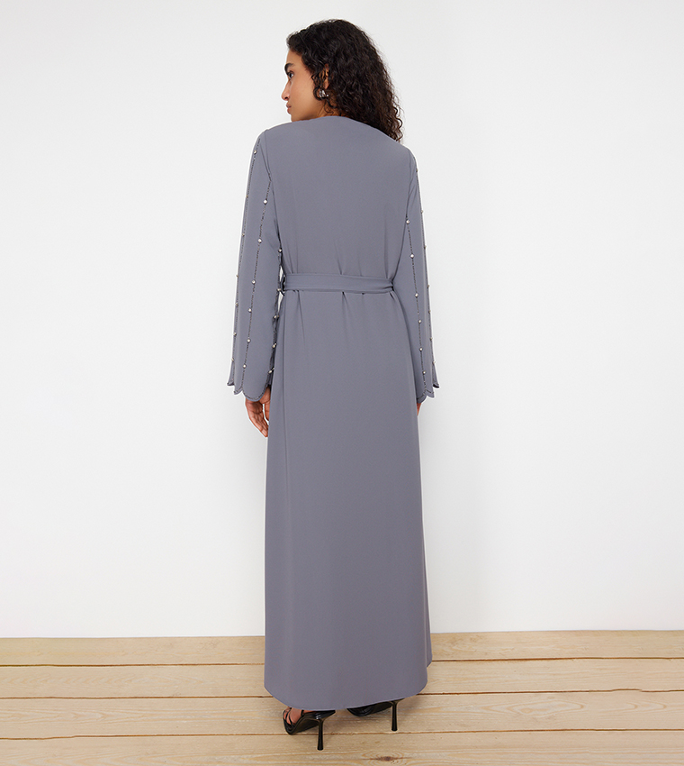 Embellished Open Abaya