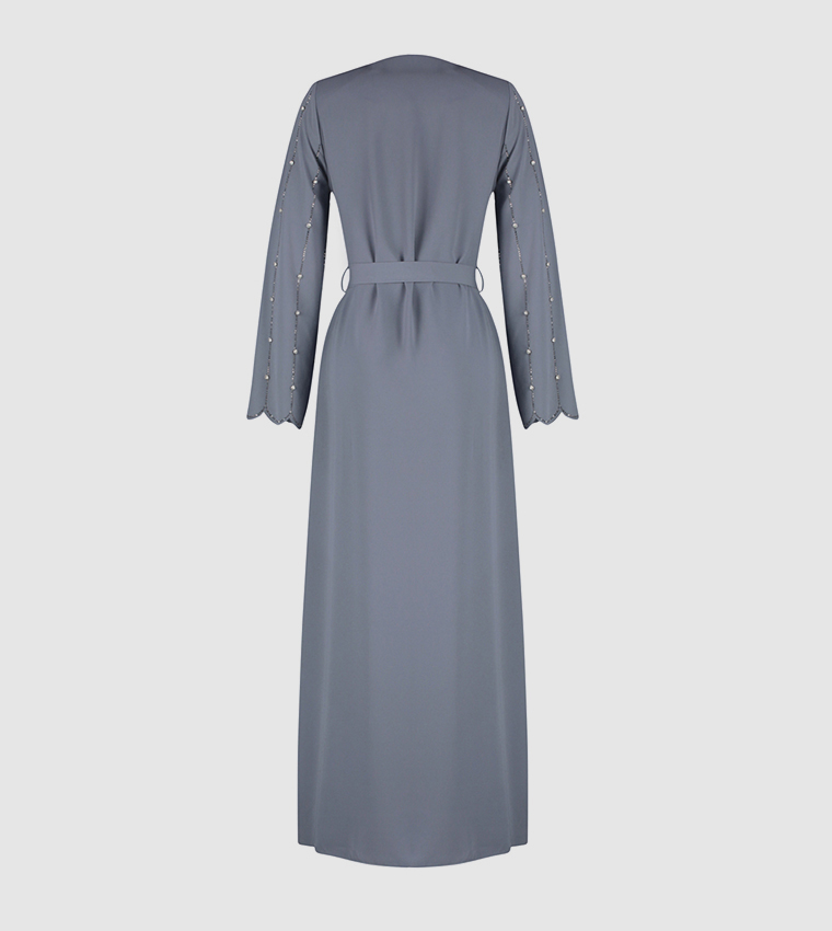 Embellished Open Abaya