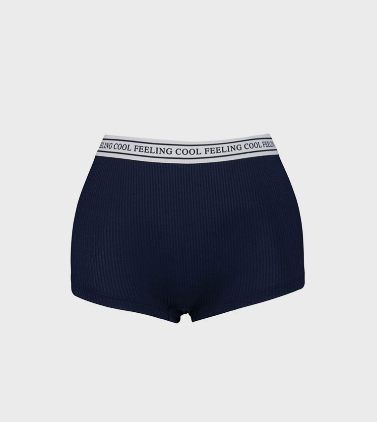Pack of 2 Ribbed Boxer Briefs