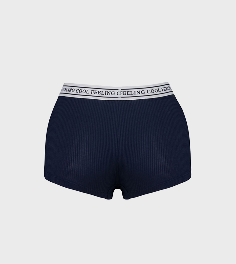 Pack of 2 Ribbed Boxer Briefs