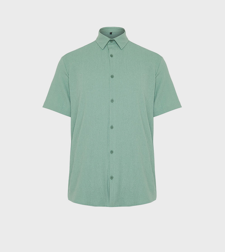 قميص بأكمام قصيرة مزخرف