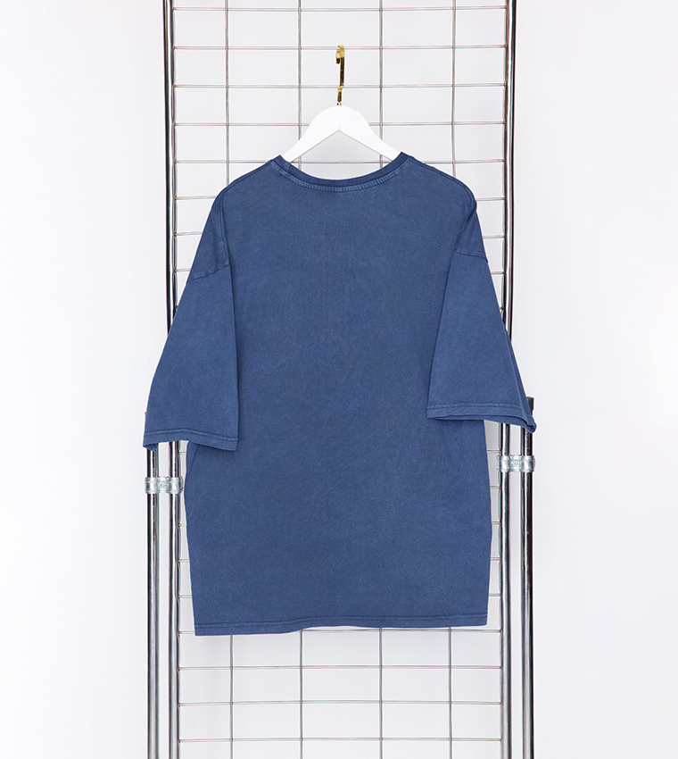 Printed Short Sleeves Oversized T-Shirt