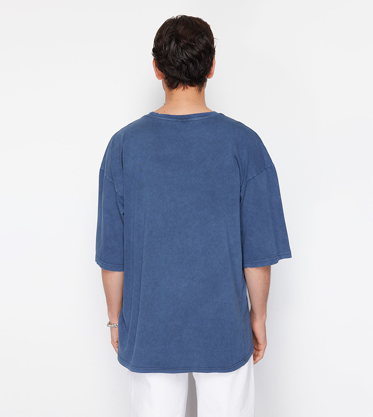 Printed Short Sleeves Oversized T-Shirt