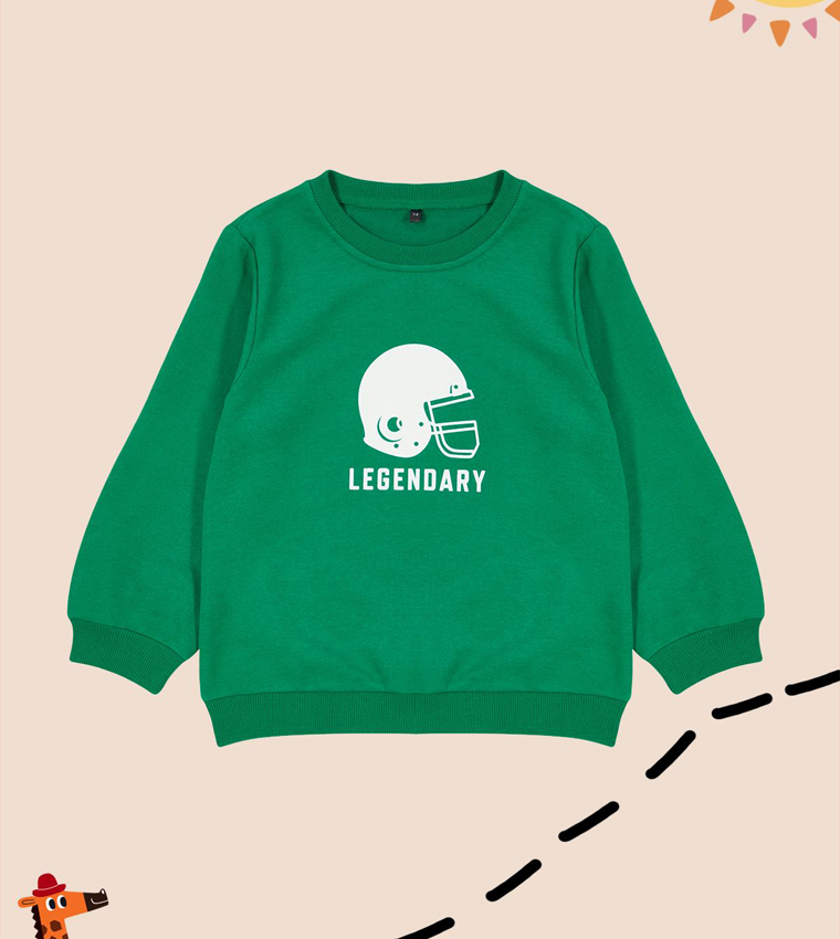 Printed Knitted Sweatshirt